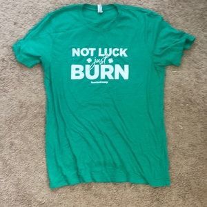 Burn Boot Camp Large tshirt Not Luck